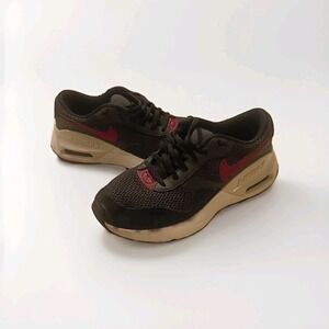 Nike Air Max System Black Red White DM9537-003 Boys Size  7Y